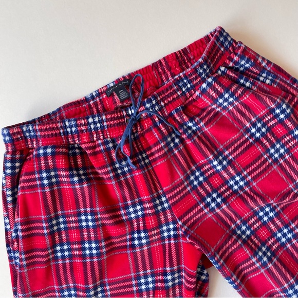 Tommy Hilfiger Super Soft Minky Plaid Lounge Pajama Pants - Picture 5 of 7